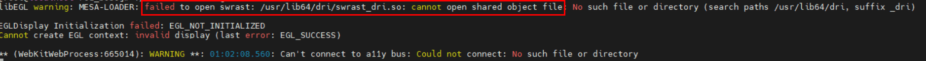 Error message **Figure 1** Error message