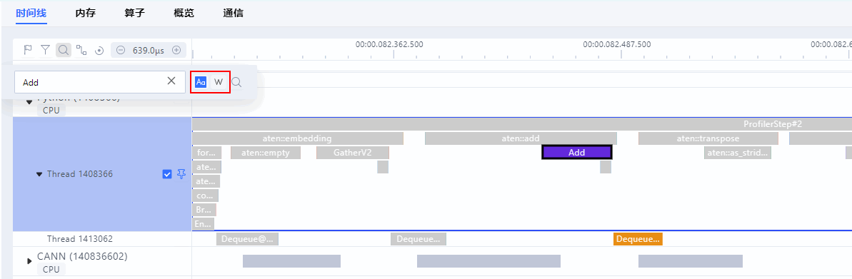 Enabling case-sensitive matching or whole word matching